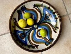 Sale Pamono Large Handcrafted Ceramic Art Bowl by Noomi Backhausen for Søholm, Denmark, 1960s