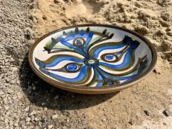 Sale Pamono Large Handcrafted Ceramic Art Bowl by Noomi Backhausen for Søholm, Denmark, 1960s
