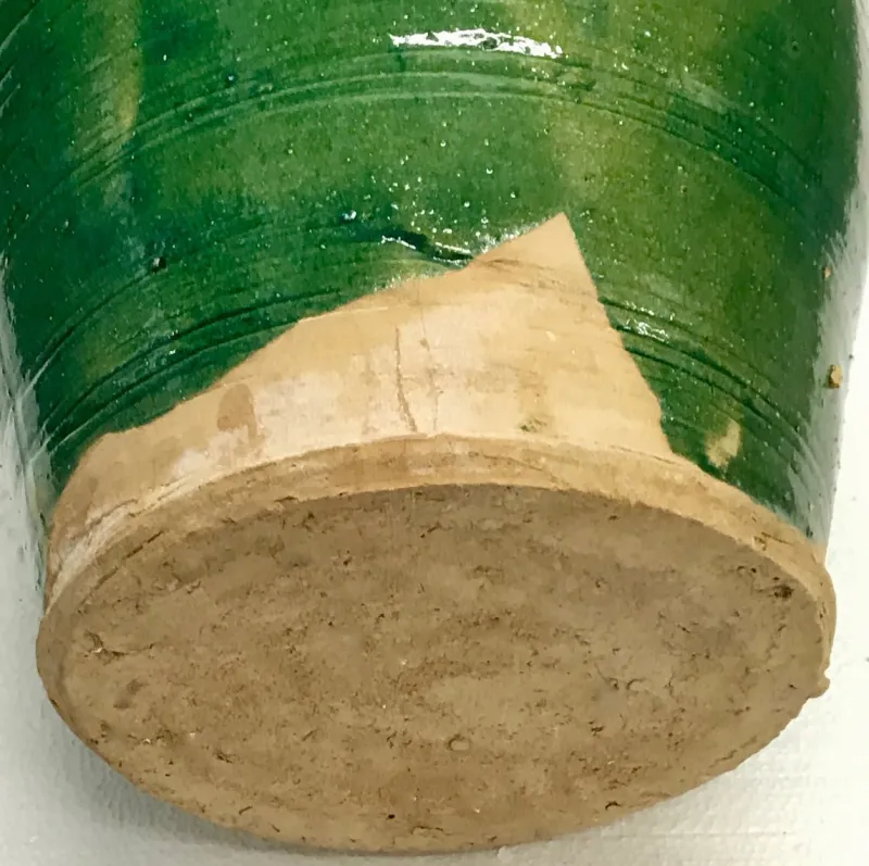 Discount Pamono Large Handmade Glazed Terracotta Pot by Golnaz