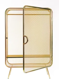 Pamono Large Harold Gold Cabinet by Jesse Visser><noscript><img width=