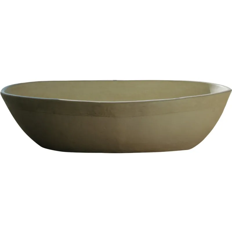 Best Pamono Large High Clay Bathtub by Studio Loho