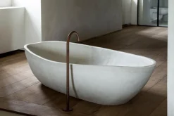 Best Pamono Large High Clay Bathtub by Studio Loho