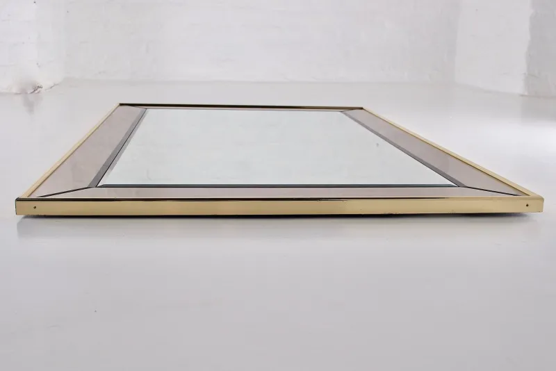 Pamono Large Hollywood Regency Mirror with Bead, 1970s