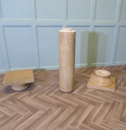 Outlet Pamono Large Honey Marble Column