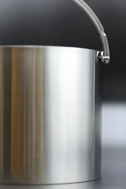 Pamono Large Ice Bucket with Lid by Arne Jacobsen for Stelton, 1960s, Set of 2><noscript><img width=