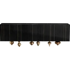 Pamono Large Il Pezzo 1 Black Sideboard by Il Pezzo Mancante> Storage