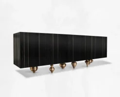 Pamono Large Il Pezzo 1 Black Sideboard by Il Pezzo Mancante><noscript><img width=