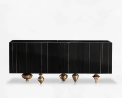 Pamono Large Il Pezzo 1 Black Sideboard by Il Pezzo Mancante><noscript><img width=