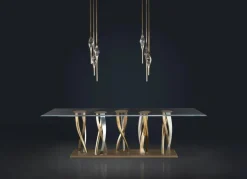 Outlet Pamono Large Il Pezzo 8 Glass Table by Il Pezzo Mancante