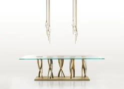 Outlet Pamono Large Il Pezzo 8 Glass Table by Il Pezzo Mancante