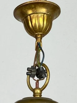Outlet Pamono Large Industrial Hanging Lamp, 1930s