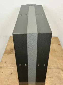 Best Pamono Large Industrial Square Double Sided Factory Wall Clock from Pragotron, 1970s