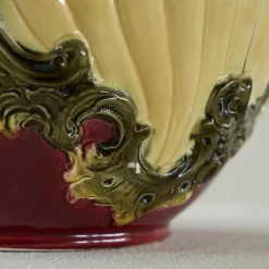 Clearance Pamono Large Italian Capodimonte Pottery Vase or Planter, Early 20th Century