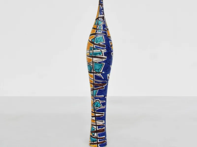 Pamono Large Italian Ceramic Solifiore Vase, 1950s> Vases