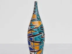 Pamono Large Italian Ceramic Solifiore Vase, 1950s><noscript><img width=