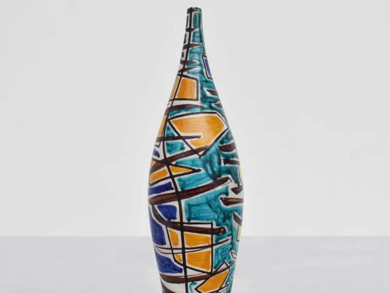 Pamono Large Italian Ceramic Solifiore Vase, 1950s> Vases