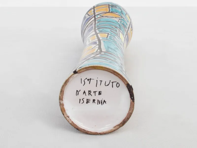 Pamono Large Italian Ceramic Solifiore Vase, 1950s> Vases