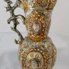 Best Pamono Large Italian Ornate Majolica Jug, 1960s