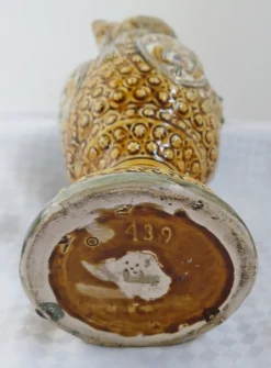 Best Pamono Large Italian Ornate Majolica Jug, 1960s