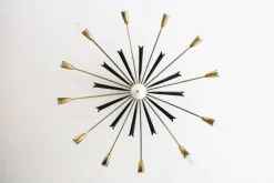 Clearance Pamono Large Italian Sputnik Ceiling Light from Stilnovo, 1950s