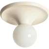 New Pamono Large Ivory Light Ball Wall Lamp by Castiglioni for Flos, 1965