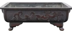 Pamono Large Japanese Bronze Planter, 1880s> Planters And Jardiniere
