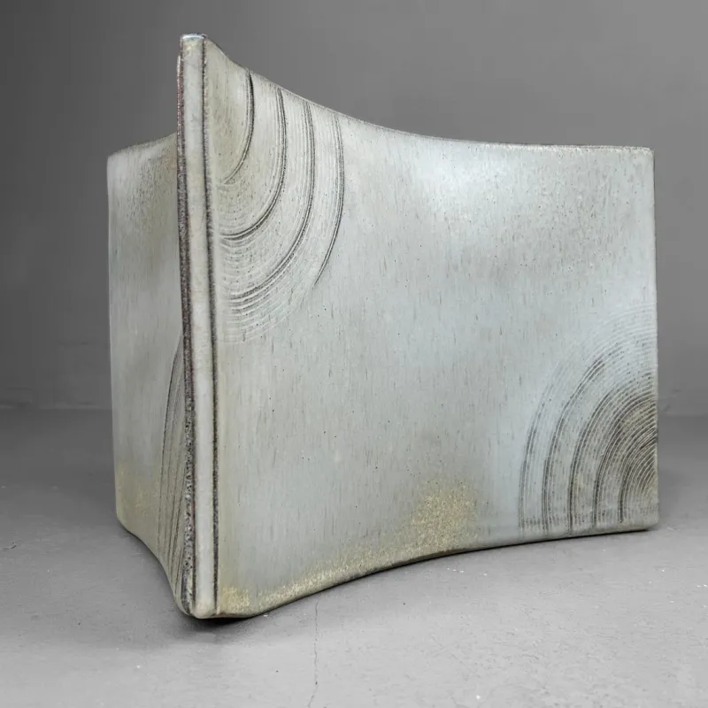 Pamono Large Japanese Okimono Ikebana Vase, 1970s> Vases