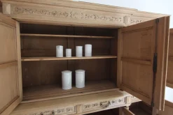 Outlet Pamono Large Late 19th Century Bleached Oak Cabinet