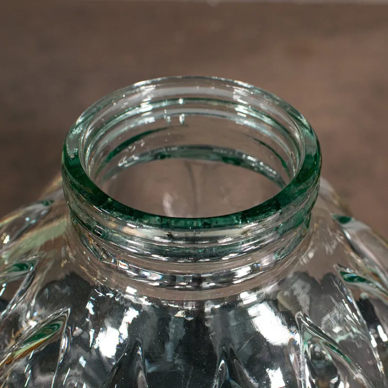 Pamono Large Late 20th Century Vintage English Glass Storage Jar, 1970s> Glassware