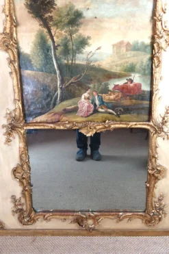 Pamono Large Louis XV Style Mirror><noscript><img width=