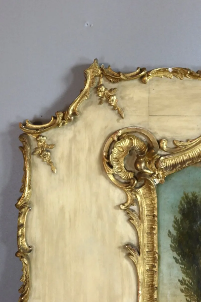 Pamono Large Louis XV Style Mirror> Mirrors