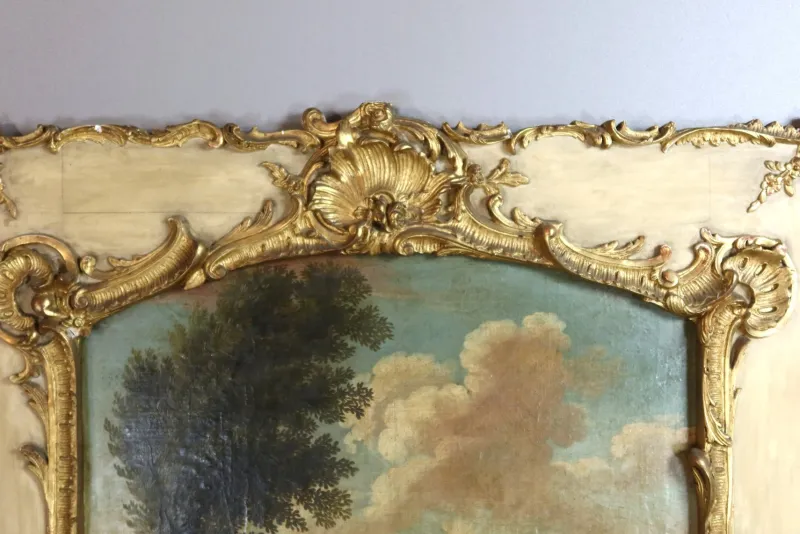 Pamono Large Louis XV Style Mirror> Mirrors