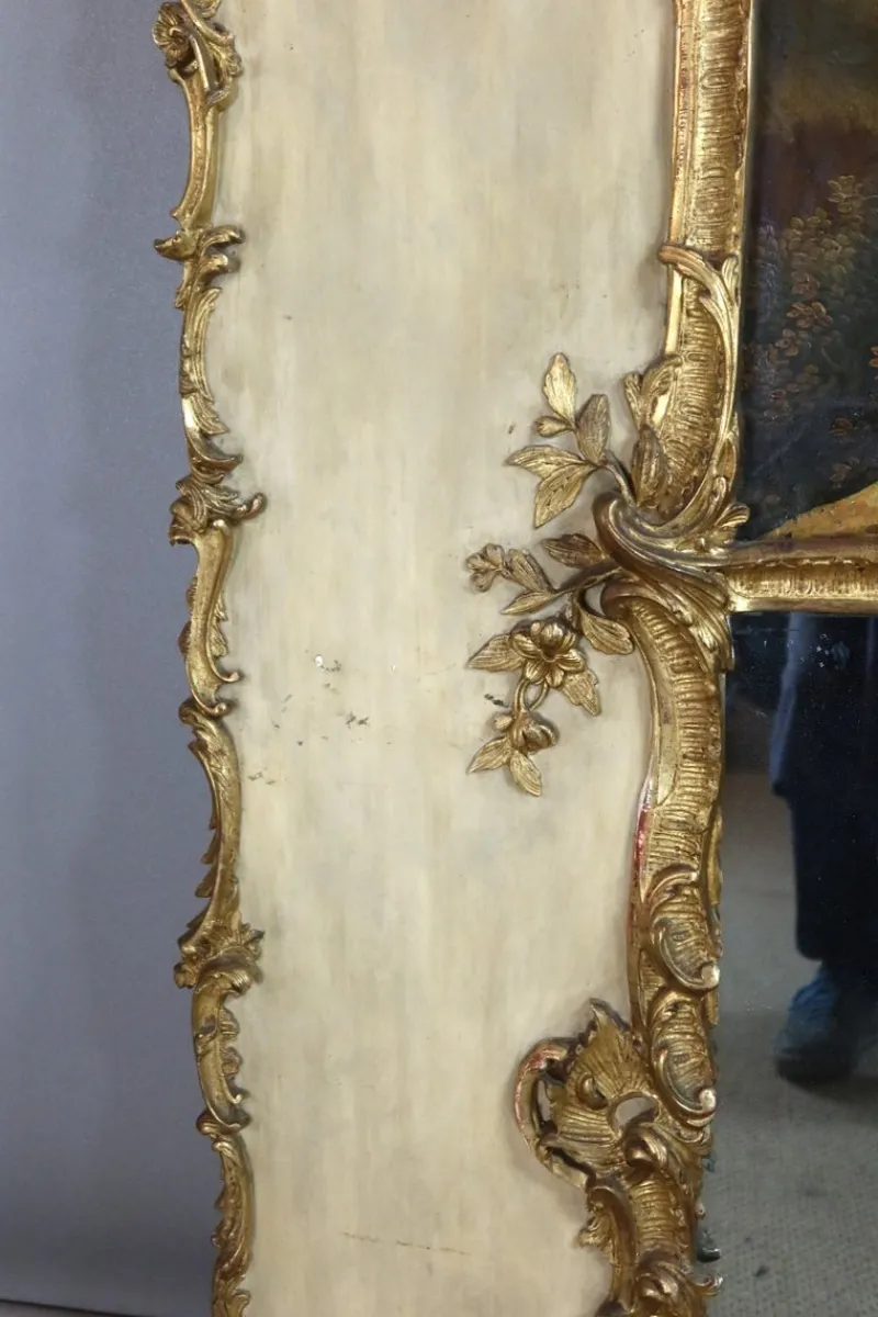 Pamono Large Louis XV Style Mirror> Mirrors