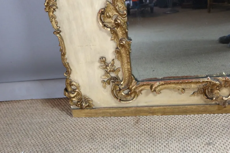 Pamono Large Louis XV Style Mirror> Mirrors