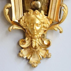 Pamono Large Louis XVI Cartel Wall Clock, Paris, 1770s><noscript><img width=