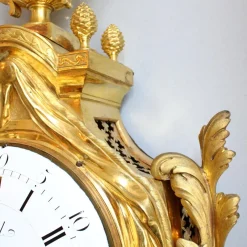 Pamono Large Louis XVI Cartel Wall Clock, Paris, 1770s><noscript><img width=