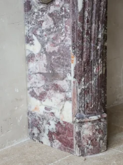 Online Pamono Large Louis XVI French Fireplace in Exceptional Fleur De Pêche Marble