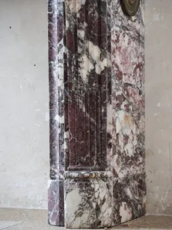 Online Pamono Large Louis XVI French Fireplace in Exceptional Fleur De Pêche Marble