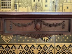Pamono Large Louis XVI Style Walnut Console Table> Console Tables