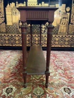 Pamono Large Louis XVI Style Walnut Console Table><noscript><img width=