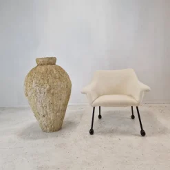 Pamono Large Mactan Stone or Fossil Stone Planter, 1980s> Planters And Jardiniere