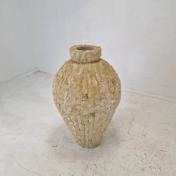 Pamono Large Mactan Stone or Fossil Stone Planter, 1980s><noscript><img width=