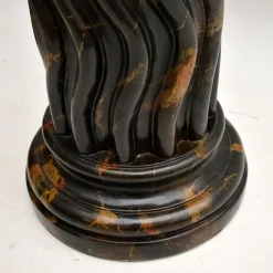 Pamono Large Marble Effect Columns, 1970, Set of 2><noscript><img width=