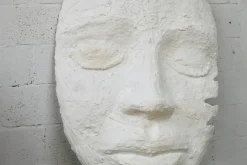 Pamono Large Mask, 1970s, Plaster><noscript><img width=