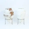 Pamono Large Mediterranean Olive Jars, 1930s, Set of 2> Garden Accessories
