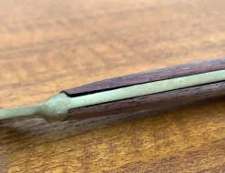 Pamono Large Mid-Century Brass and Teak Bottle Opener, 1960s><noscript><img width=