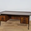 Pamono Large Mid-Century Freestanding Rosewood Desk, Denmark, 1960s> Desks