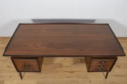 Pamono Large Mid-Century Freestanding Rosewood Desk, Denmark, 1960s><noscript><img width=