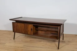 Pamono Large Mid-Century Freestanding Rosewood Desk, Denmark, 1960s><noscript><img width=