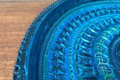Online Pamono Large Mid-Century Italian Rimini Blu Pottery Bowl by Aldo Londi for Bitossi